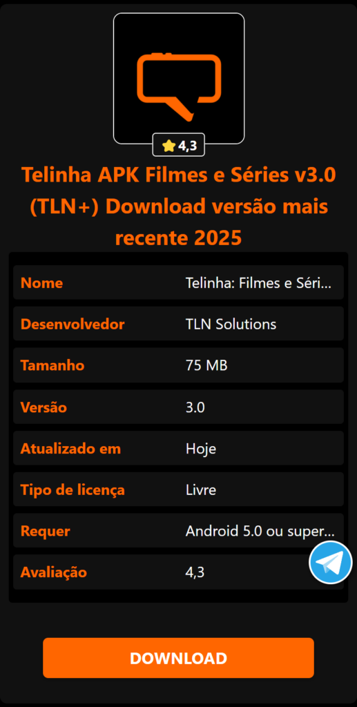 app telinha